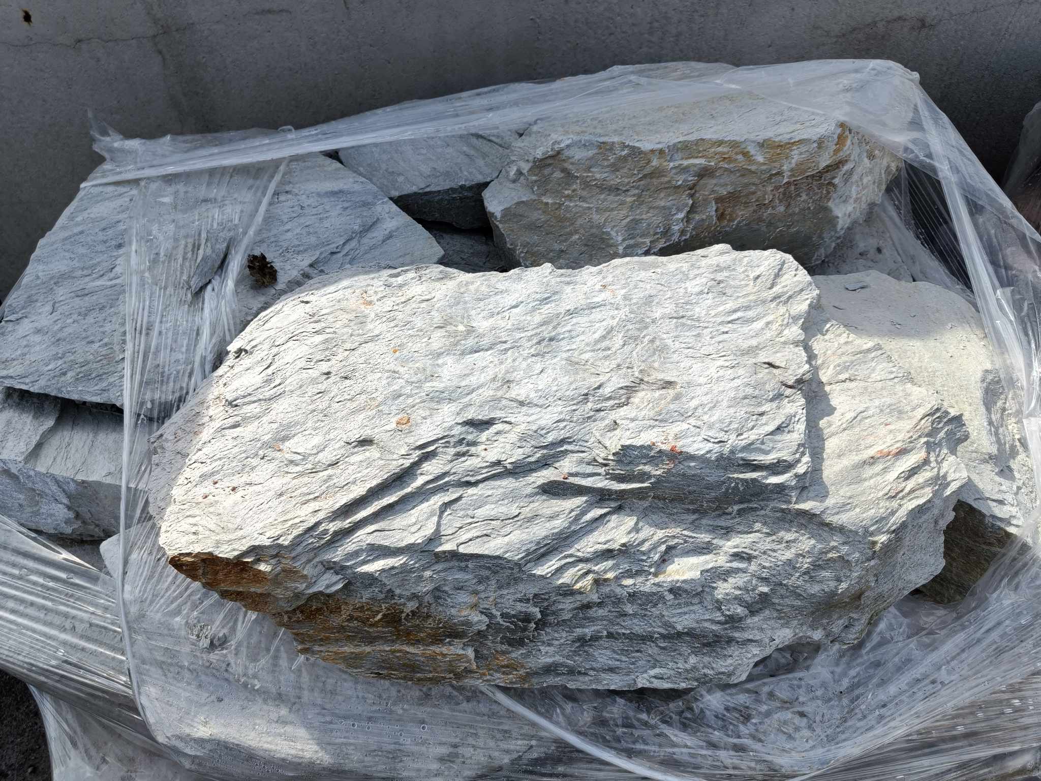 Głazy kwarcytowe srebrne